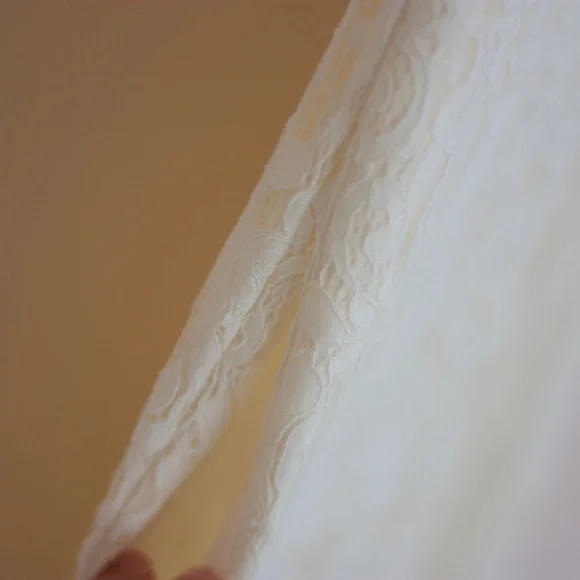 Vince Camuto Ivory Lace Midi Dress - Picture 5 of 12